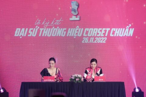 Lễ ký kết đại diện nhãn hàng Corset Chuẩn với Bảo Thy